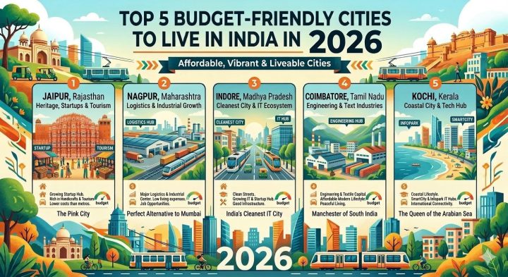 Top 5 Budget-Friendly Cities to Live in India in 2026